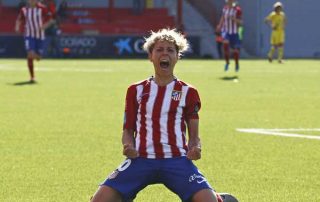 Amanda Sampedro, capitana del Atlético de Madrid