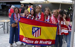 Celebración campeonato liguero por Rojiblancas