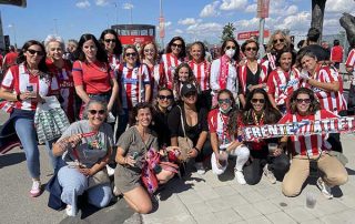 Rojiblancas disfrutando partido a partido
